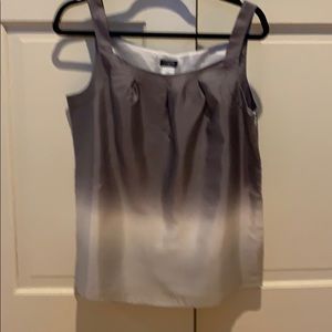 Silk lined tank top.